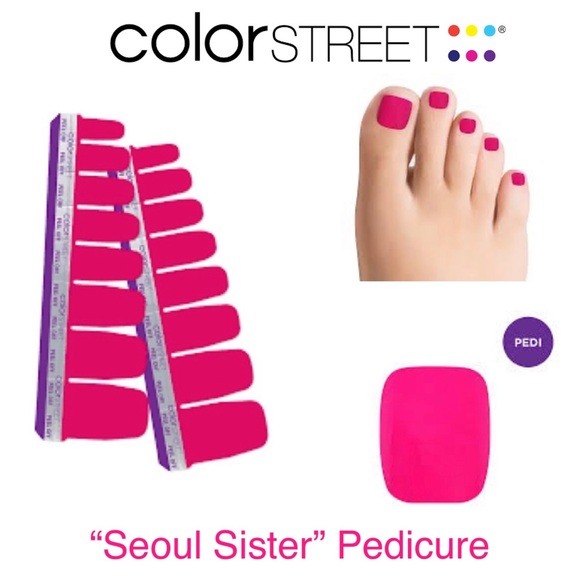 Color Street Other - Color Street “Seoul Sister” Pedicure Set